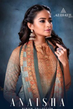 Adinath Anaisha Pashmina Salwar Suit Wholesale Catalog 8 Pcs