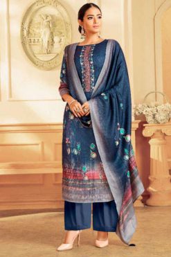 Adinath Palak Pashmina Salwar Suit Wholesale Catalog 8 Pcs