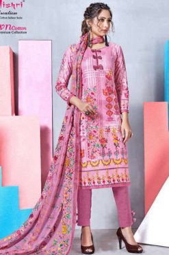 Mishri Lawn Cotton Vol 4 Premium Karachi Salwar Suit Wholesale Catalog 10 Pcs