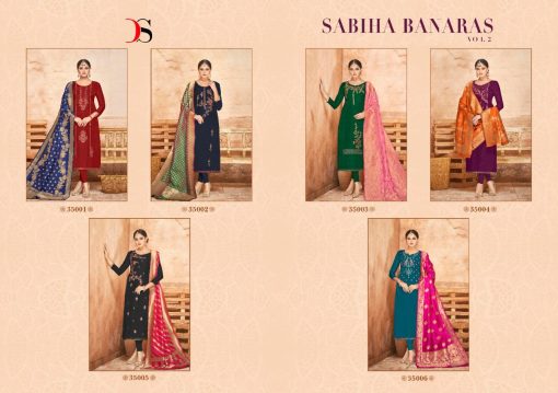 Deepsy Sabiha Banaras Vol 2 Salwar Suit Wholesale Catalog 6 Pcs 9 510x359 - Deepsy Sabiha Banaras Vol 2 Salwar Suit Wholesale Catalog 6 Pcs