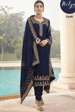 Lt Fabrics Nitya Zyrah Salwar Suit Wholesale Catalog 5 Pcs