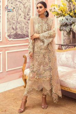 Shree Fabs Sana Safinaz Embroidered Collection Vol 3 Salwar Suit Wholesale Catalog 4 Pcs