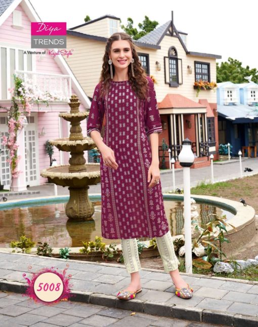 Diya Trends Fashionista Vol 1 by Kajal Style Kurti with Pant Wholesale Catalog 12 Pcs 12 510x646 - Diya Trends Fashionista Vol 1 by Kajal Style Kurti with Pant Wholesale Catalog 12 Pcs