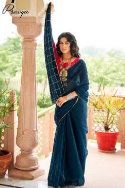 Lt Fabrics Pravya Saree Sari Wholesale Catalog 10 Pcs