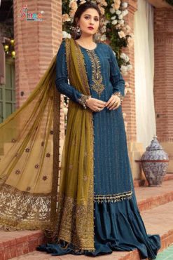 Shree Fabs Sateen Mariya B Vol 2 Salwar Suit Wholesale Catalog 4 Pcs