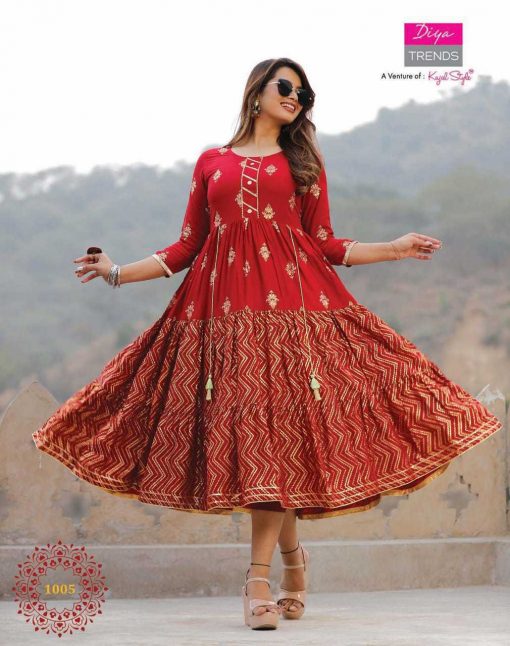 Diya Trends Groom Vol 1 by Kajal Style Kurti Wholesale Catalog 12 Pcs 8 510x646 - Diya Trends Groom Vol 1 by Kajal Style Kurti Wholesale Catalog 12 Pcs