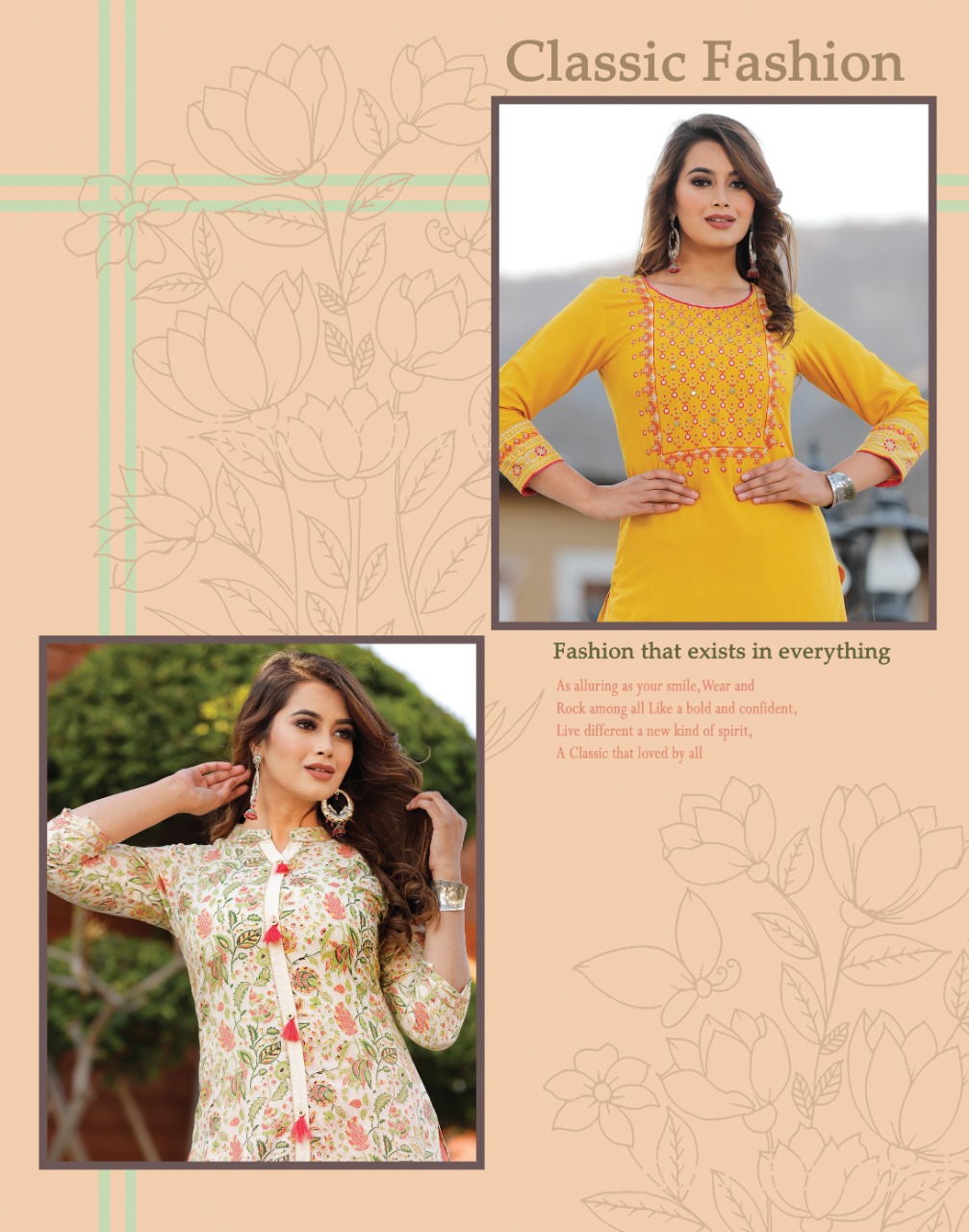 Diya Trends Biba's Vol 11 by Kajal Style Kurti with Palazzo Pant Wholesale  Catalog 14 Pcs 