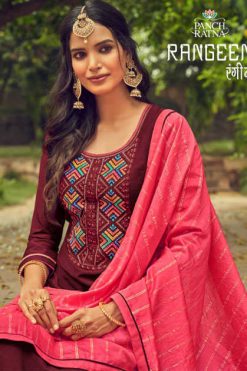 Panch Ratna Rangeen by Kessi Salwar Suit Wholesale Catalog 5 Pcs