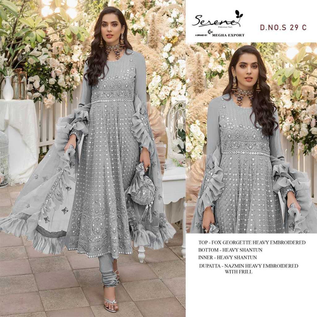 Serene Ethena S 29 Salwar Suit Wholesale Catalog 4 Pcs