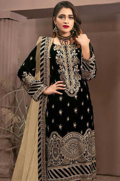 Shree Fabs Tawakkal Velvet Collection Salwar Suit Wholesale Catalog 6 ...