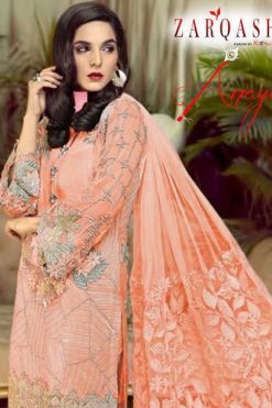 Zarqash Anaya NX Z 2105 by Khayyira Salwar Suit Wholesale Catalog 5 Pcs