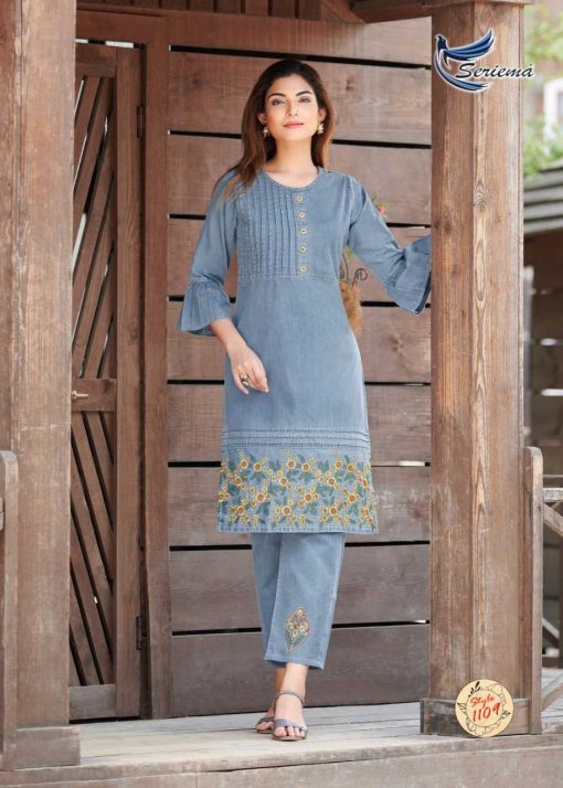 Seriema Kumb Westin Kurti with Pant Cotton Denim Catalog 6 Pcs 6 510x714 - Seriema Kumb Westin Kurti with Pant Cotton Denim Catalog 6 Pcs