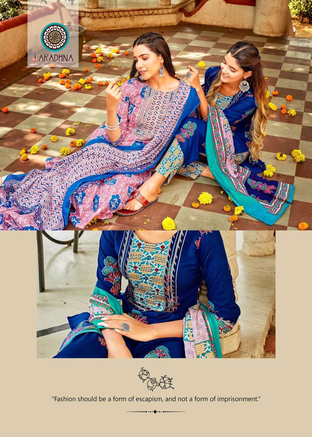 Aradhna Fashion Bazaar Vol 2 Cotton Kurti Catalog 4 Pcs 