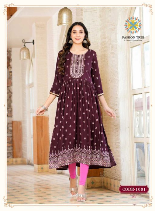 Passion Tree Fashion Bella Vol 1 Rayon Kurti Catalog 8 Pcs 3 510x692 - Passion Tree Fashion Bella Vol 1 Rayon Kurti Catalog 8 Pcs