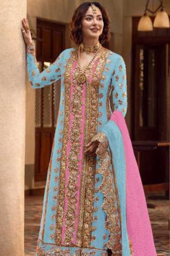 Ramsha R 1086 NX Organza Readymade Salwar Suit Catalog 4 Pcs