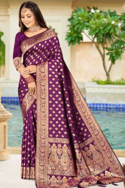 Ranjna Indian Beauty Banarasi Silk Saree Sari Catalog 6 Pcs 247x371 - Surat Fabrics