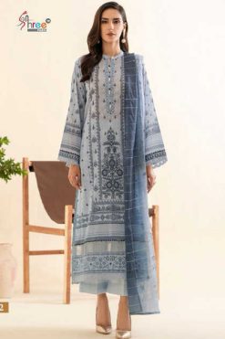 Shree Fabs Ayesha Zara Premium Collection Vol 9 Cotton Chiffon Salwar Suit Catalog 6 Pcs