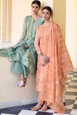 Mumtaz Arts Flower Valley Satin Salwar Suit Catalog 6 Pcs