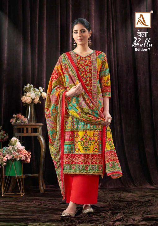 Alok Bella Vol 7 Muslin Salwar Suit Catalog 6 Pcs 12 510x728 - Alok Bella Vol 7 Muslin Salwar Suit Catalog 6 Pcs