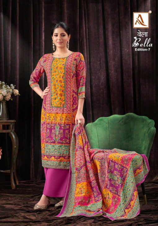 Alok Bella Vol 7 Muslin Salwar Suit Catalog 6 Pcs 9 510x728 - Alok Bella Vol 7 Muslin Salwar Suit Catalog 6 Pcs