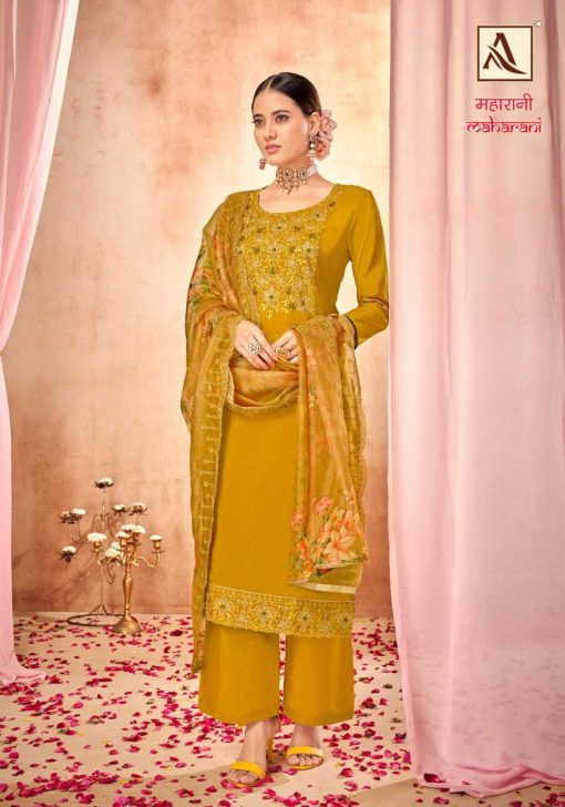 Alok Maharani Vol 3 Viscose Salwar Suit Catalog 6 Pcs 6 510x728 - Alok Maharani Vol 3 Viscose Salwar Suit Catalog 6 Pcs