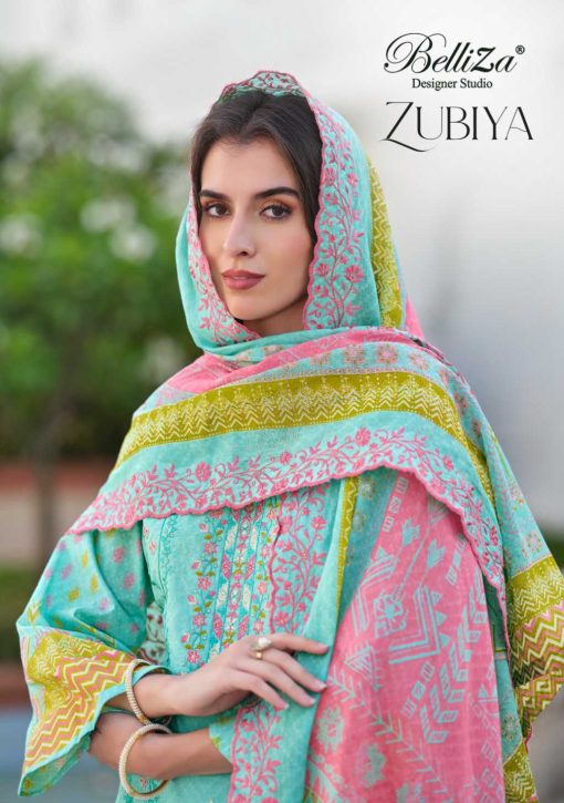 Belliza Zubiya Cotton Salwar Suit Catalog 8 Pcs 1 510x725 - Belliza Zubiya Cotton Salwar Suit Catalog 8 Pcs