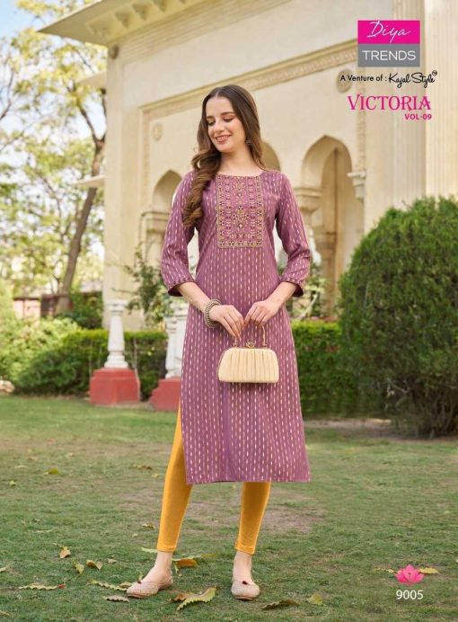 Diya Trends Victoria Vol 9 by Kajal Style Rayon Kurti Catalog 12 Pcs 6 510x692 - Diya Trends Victoria Vol 9 by Kajal Style Rayon Kurti Catalog 12 Pcs