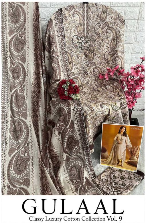 Gulaal Classy Luxury Cotton Collection Vol 9 Salwar Suit Catalog 10 Pcs 25 510x780 - Gulaal Classy Luxury Cotton Collection Vol 9 Salwar Suit Catalog 10 Pcs