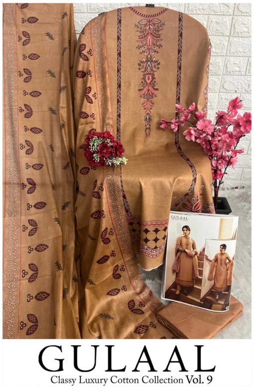 Gulaal Classy Luxury Cotton Collection Vol 9 Salwar Suit Catalog 10 Pcs 29 510x780 - Gulaal Classy Luxury Cotton Collection Vol 9 Salwar Suit Catalog 10 Pcs