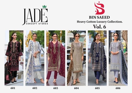 Jade Bin Saeed Heavy Cotton Luxury Collection Vol 6 Salwar Suit Catalog 6 Pcs 13 510x361 - Jade Bin Saeed Heavy Cotton Luxury Collection Vol 6 Salwar Suit Catalog 6 Pcs