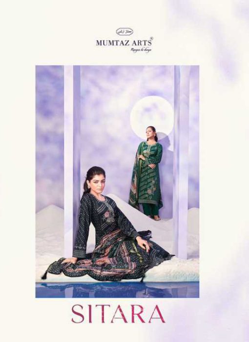 Mumtaz Arts Sitara Satin Salwar Suit Catalog 4 Pcs 1 510x701 - Mumtaz Arts Sitara Satin Salwar Suit Catalog 4 Pcs