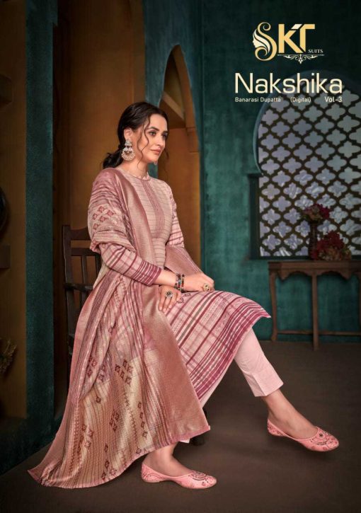 SKT Nakshika Vol 3 Cotton Salwar Suit Catalog 6 Pcs 2 1 510x725 - SKT Nakshika Vol 3 Cotton Salwar Suit Catalog 6 Pcs