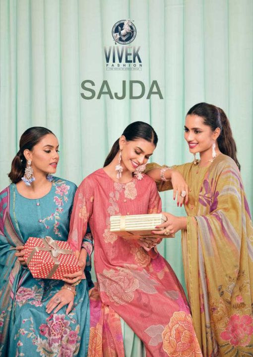 Vivek Sajda Cotton Salwar Suit Catalog 5 Pcs 1 510x719 - Vivek Sajda Cotton Salwar Suit Catalog 5 Pcs