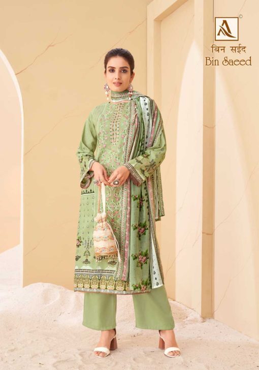 Alok Bin Saeed Cotton Salwar Suit Catalog 6 Pcs 5 510x728 - Alok Bin Saeed Cotton Salwar Suit Catalog 6 Pcs