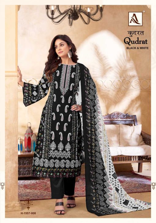 Alok Qudrat Black and White Cotton Salwar Suit Catalog 8 Pcs 9 510x728 - Alok Qudrat Black and White Cotton Salwar Suit Catalog 8 Pcs