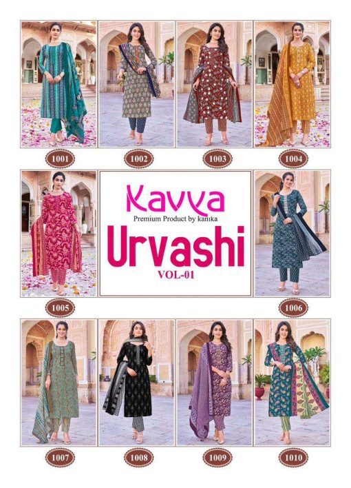 Kavya Urvashi Vol 1 Cotton Readymade Suit Catalog 10 Pcs 13 510x708 - Kavya Urvashi Vol 1 Cotton Readymade Suit Catalog 10 Pcs