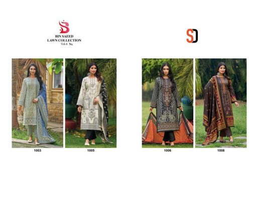 Shraddha Bin Saeed Lawn Collection Vol 6 NX Cotton Salwar Suit Catalog 4 Pcs 8 510x420 - Shraddha Bin Saeed Lawn Collection Vol 6 NX Cotton Salwar Suit Catalog 4 Pcs