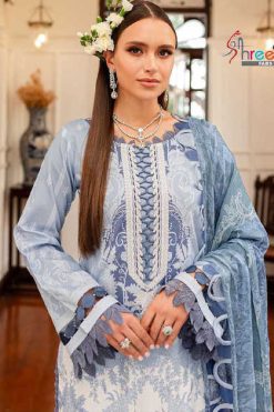 Shree Fabs Queen’s Court Premium Lawn Collection Vol 2 Chiffon Cotton Salwar Suit Catalog 6 Pcs