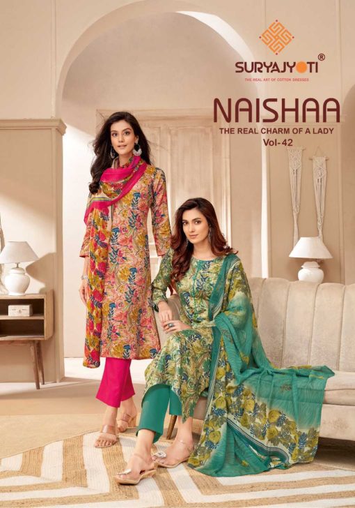 Suryajyoti Naishaa Vol 42 Satin Salwar Suit Catalog 10 Pcs 1 510x728 - Suryajyoti Naishaa Vol 42 Satin Salwar Suit Catalog 10 Pcs