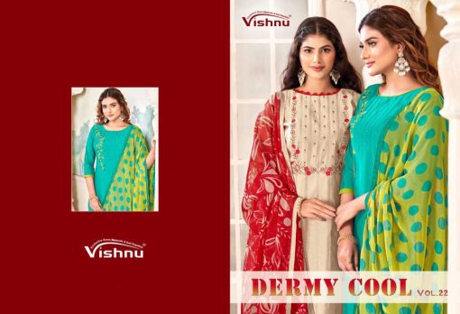 Vishnu Dermy Cool Vol 22 Silk Salwar Suit Catalog 12 Pcs 11 510x348 - Vishnu Dermy Cool Vol 22 Silk Salwar Suit Catalog 12 Pcs