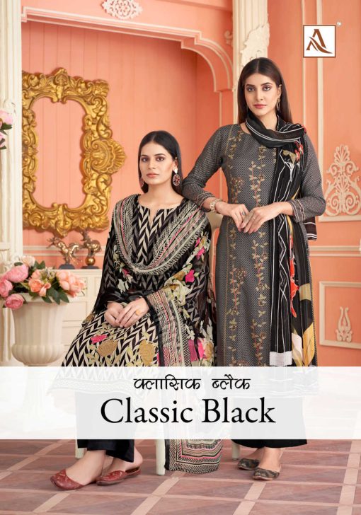 Alok Classic Black Viscose Salwar Suit Catalog 4 Pcs 1 510x728 - Alok Classic Black Viscose Salwar Suit Catalog 4 Pcs