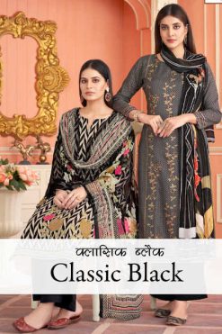 Alok Classic Black Viscose Salwar Suit Catalog 4 Pcs 247x371 - Surat Fabrics