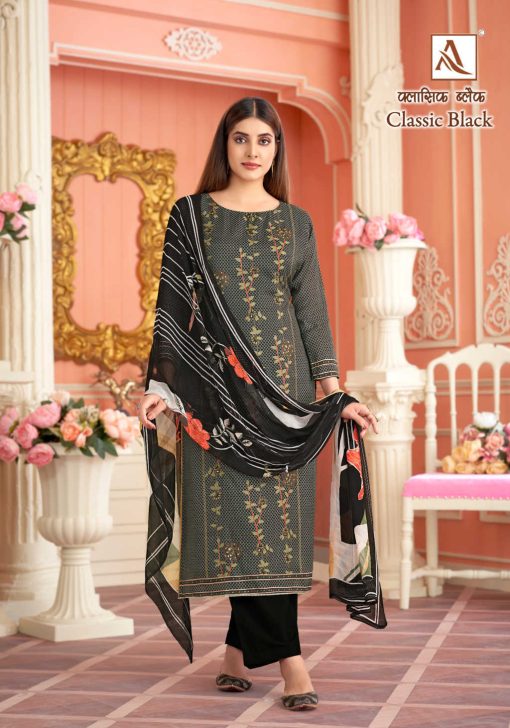 Alok Classic Black Viscose Salwar Suit Catalog 4 Pcs 4 510x728 - Alok Classic Black Viscose Salwar Suit Catalog 4 Pcs