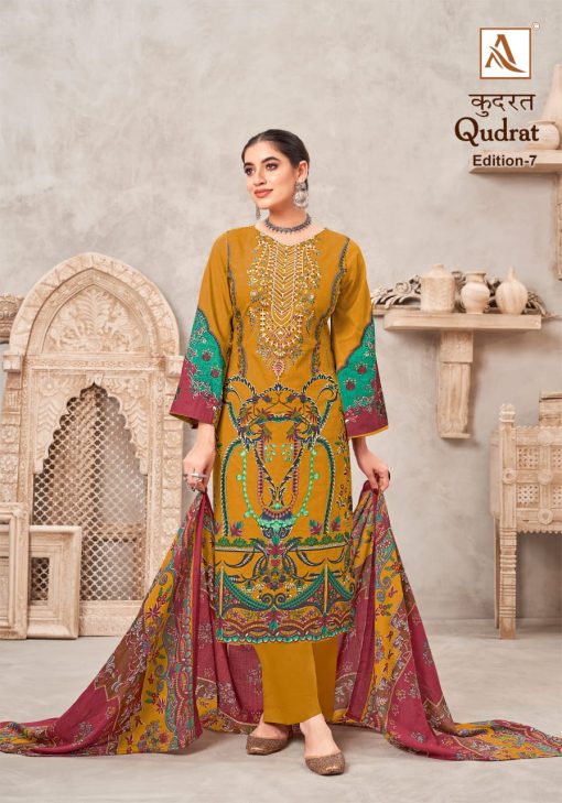 Alok Qudrat Vol 7 Cotton Salwar Suit Catalog 8 Pcs 5 510x729 - Alok Qudrat Vol 7 Cotton Salwar Suit Catalog 8 Pcs