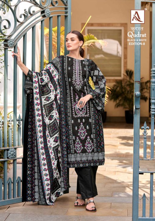 Alok Qudrat Vol 8 Black and White Cotton Salwar Suit Catalog 8 Pcs 17 510x728 - Alok Qudrat Vol 8 Black and White Cotton Salwar Suit Catalog 8 Pcs