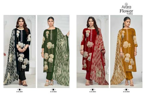 Azara Flower Valley Cotton Salwar Suit Catalog 4 Pcs 5 510x362 - Azara Flower Valley Cotton Salwar Suit Catalog 4 Pcs