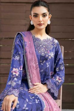 Deepsy Ramsha Rangrez Luxury Lawn 24 Vol 3 Chiffon Cotton Salwar Suit Catalog 6 Pcs