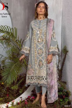 Deepsy Sana Safinaz Lawn Hit Design 5043 A-E Salwar Suit Catalog 5 Pcs