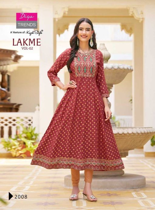 Diya Trends Lakme Vol 2 by Kajal Style Rayon Kurti Catalog 8 Pcs 12 510x692 - Diya Trends Lakme Vol 2 by Kajal Style Rayon Kurti Catalog 8 Pcs