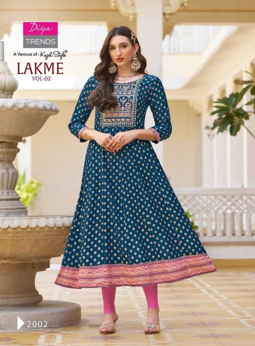 Diya Trends Lakme Vol 2 by Kajal Style Rayon Kurti Catalog 8 Pcs 4 510x692 - Diya Trends Lakme Vol 2 by Kajal Style Rayon Kurti Catalog 8 Pcs